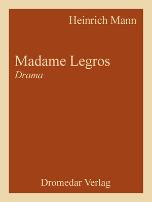 cover image of Madame Legros